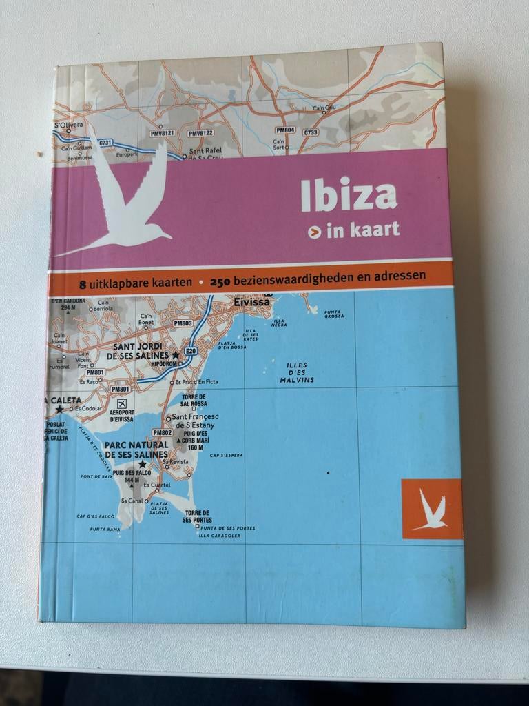Ibiza in kaart: 8 kaarten en 250 bezienswaardigheden, Overige merken, Europa, Ophalen of Verzenden, Zo goed als nieuw