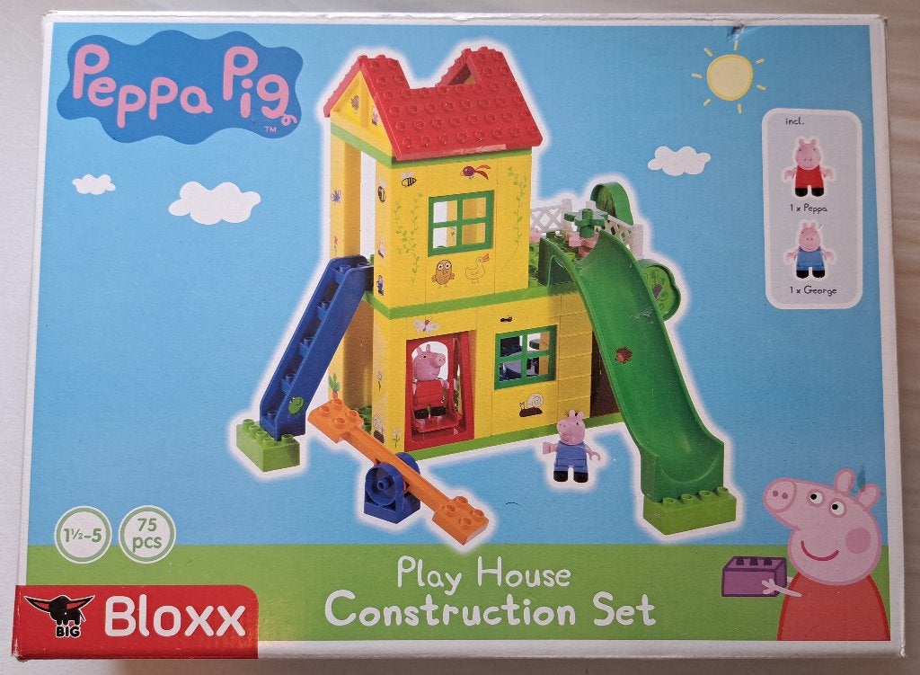 Peppa Pig Play House Construction Set, Gebruikt, Compleet, Overige thema's, Ophalen of Verzenden