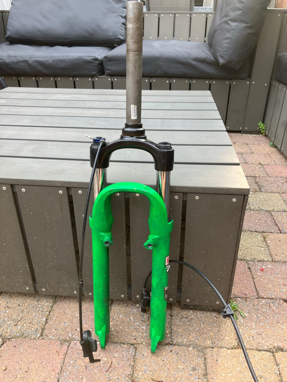 Rock Shox Voorvork - Groen, Gebruikt, Ophalen, Gebruikt, Voorvork, Aluminium