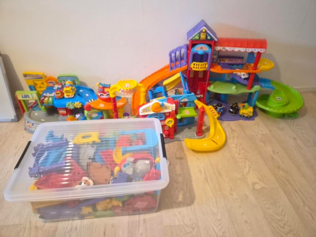 Zoef zoef baan en toet toet auto, Kinderen en Baby's, Speelgoed | Vtech, Ophalen of Verzenden, Gebruikt, 2 tot 4 jaar