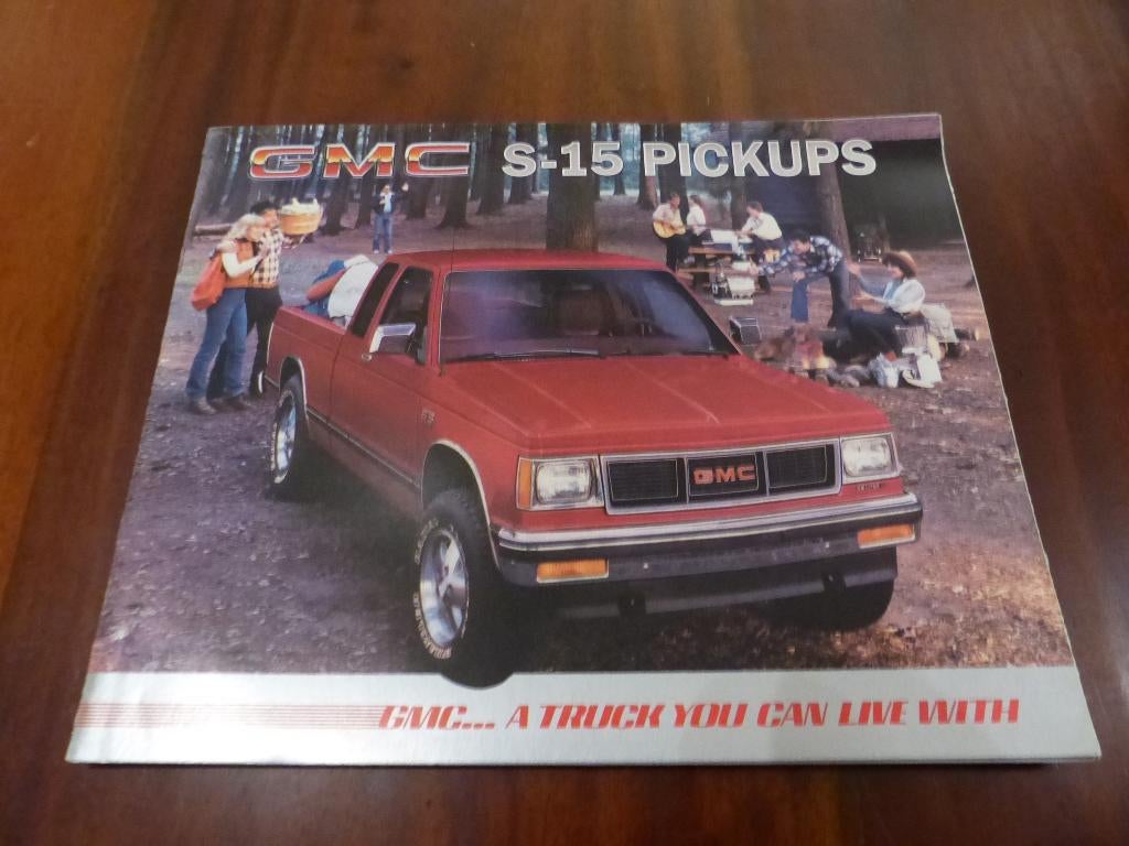 GMC S-15 pickups brochure 1985 USA, Verzenden, Zo goed als nieuw, Overige merken