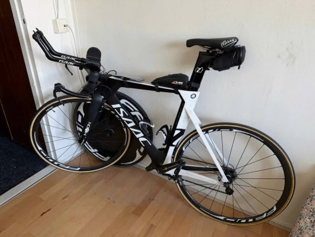 Isaac Muon Carbon TT Racefiets  / Triathlon – Maat 56, Carbon, Zo goed als nieuw, Meer dan 20 versnellingen, 53 tot 57 cm