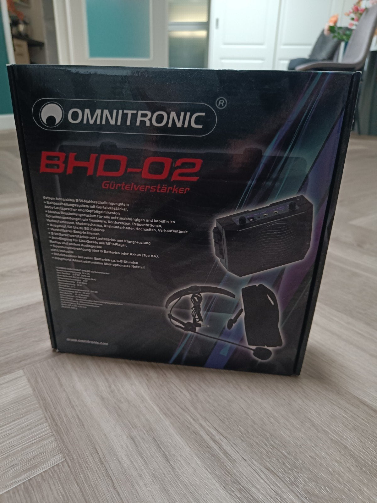 Omnitronic BHD-02  Gordelversterker, Overige merken, Overige systemen, Ophalen of Verzenden, Zo goed als nieuw