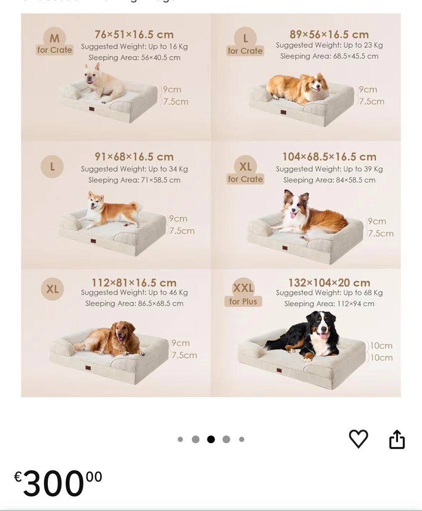 Hondenmand, Dieren en Toebehoren, Hondenmanden, Ophalen, Nieuw, Pluche