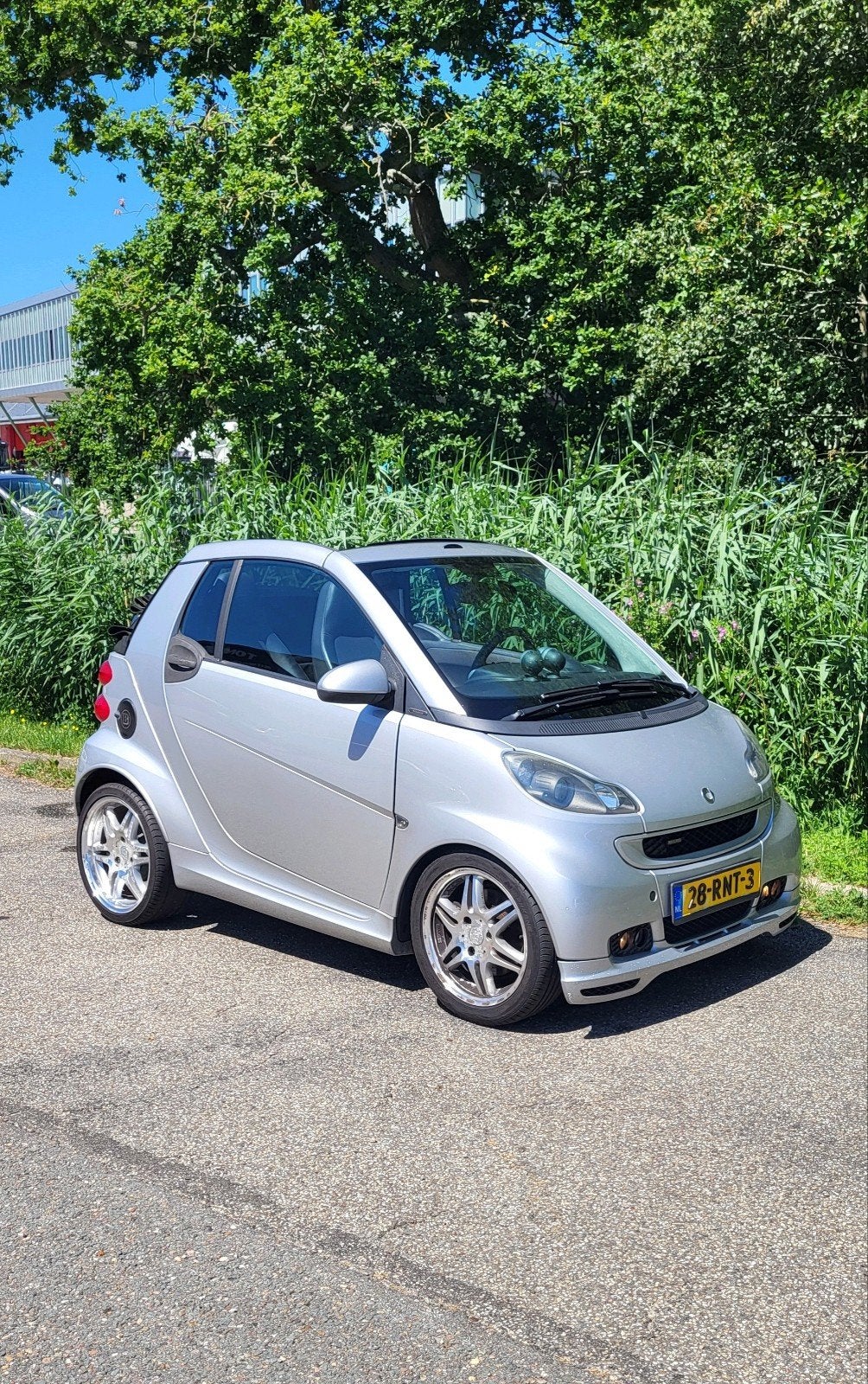 Smart ForTwo org. BRABUS 1.0 98PK Cabrio AUT 2009 Grijs