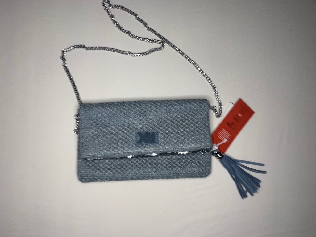 ANNA van TOOR blauw tasje / clutch *~~nieuw~~*, Sieraden, Tassen en Uiterlijk, Verzenden, Nieuw, Blauw, Avondtasje
