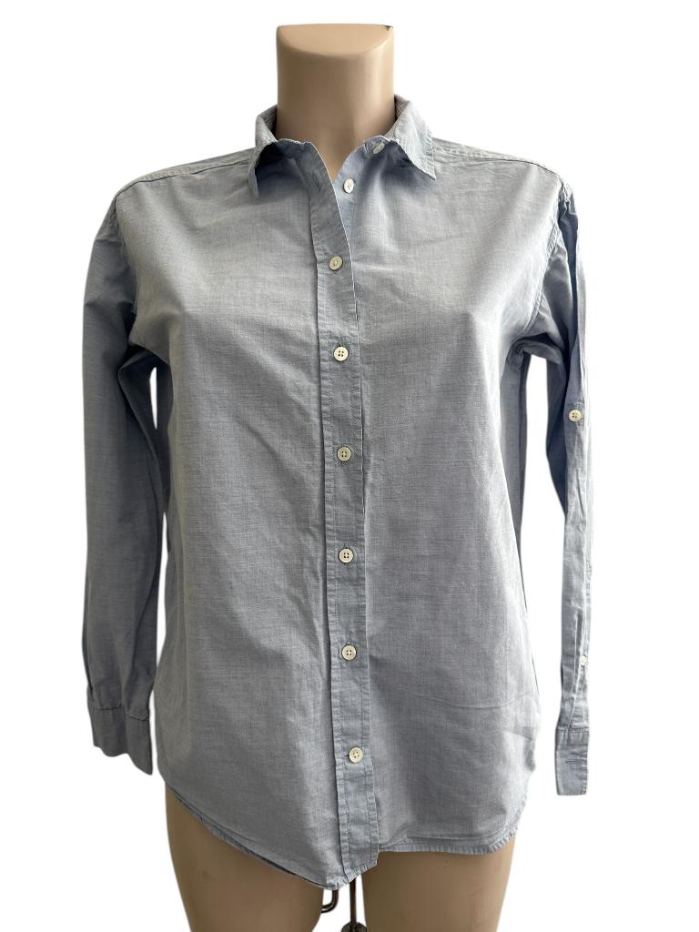 Closed blouse XS, Blauw, Ophalen of Verzenden, Zo goed als nieuw, Maat 34 (XS) of kleiner