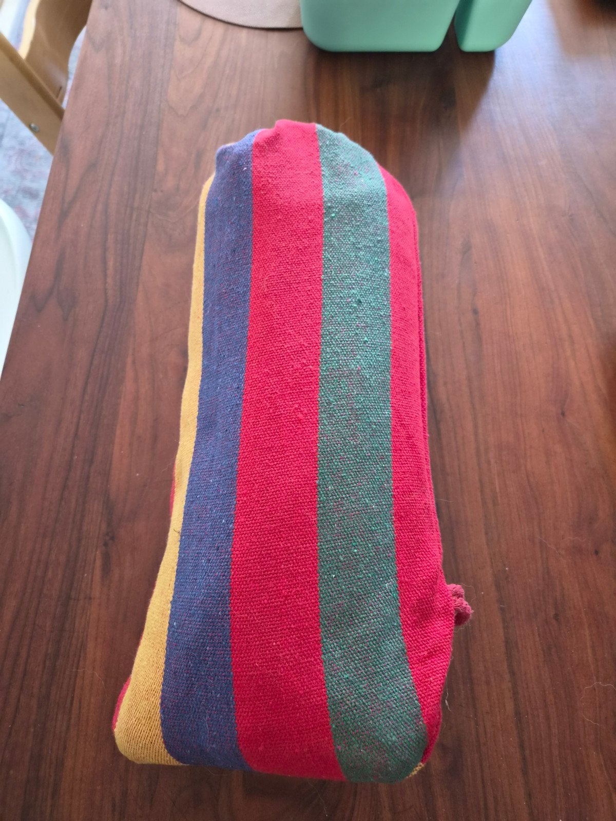 Nieuwe, gekleurde hangmat met draagzak, Ophalen, Nieuw, Buiten, Opvouwbaar