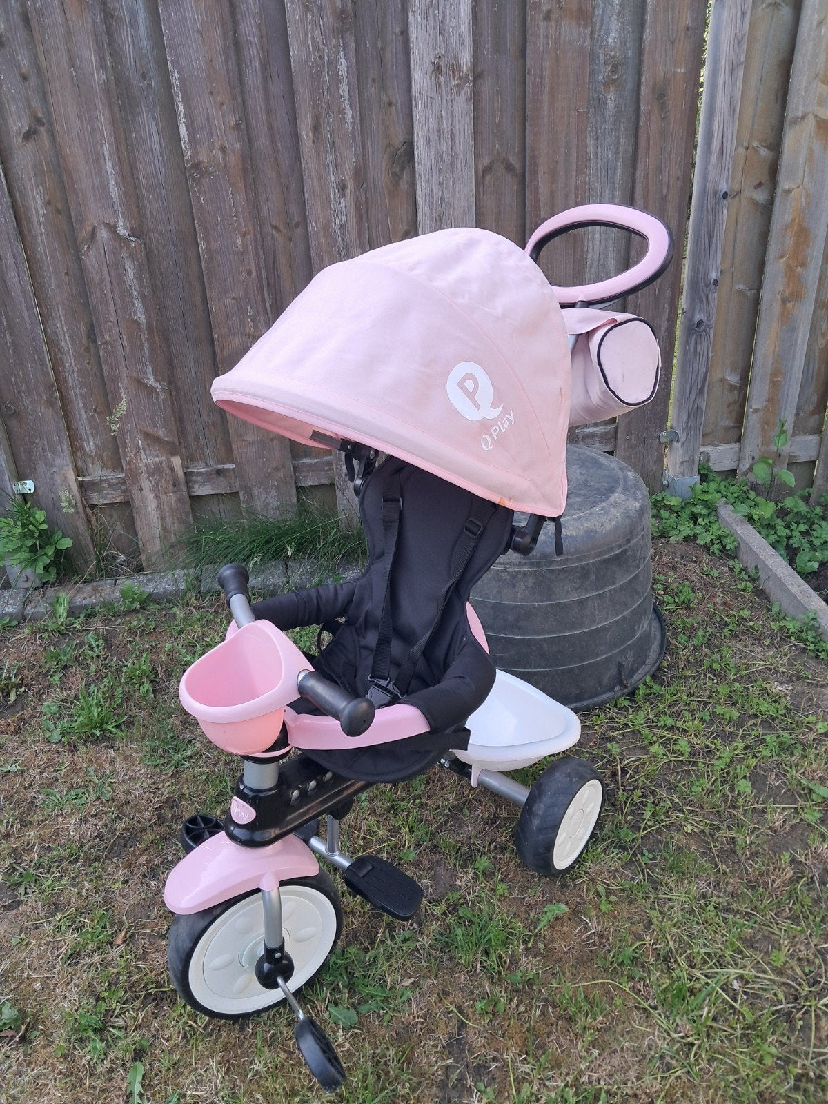 QPlay Comfort 4 in 1 driewieler met stang, Ophalen