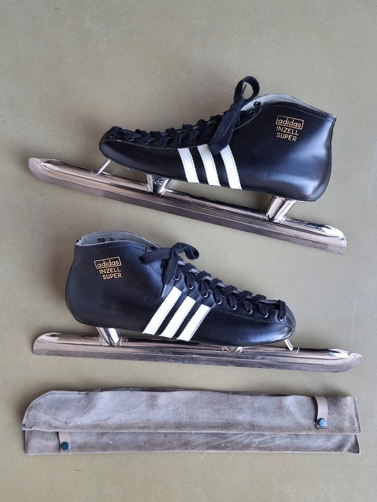 vintage retro Adidas Inzell Super schaatsen noren maat 44, Overige merken, Gebruikt, Ophalen of Verzenden, Noren