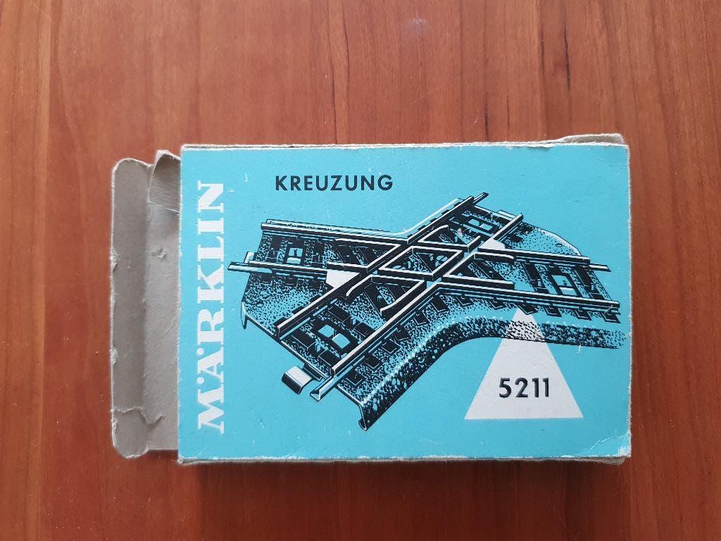 Märklin 5211 kruising, Wisselstroom, Gebruikt, Wagon, Ophalen of Verzenden