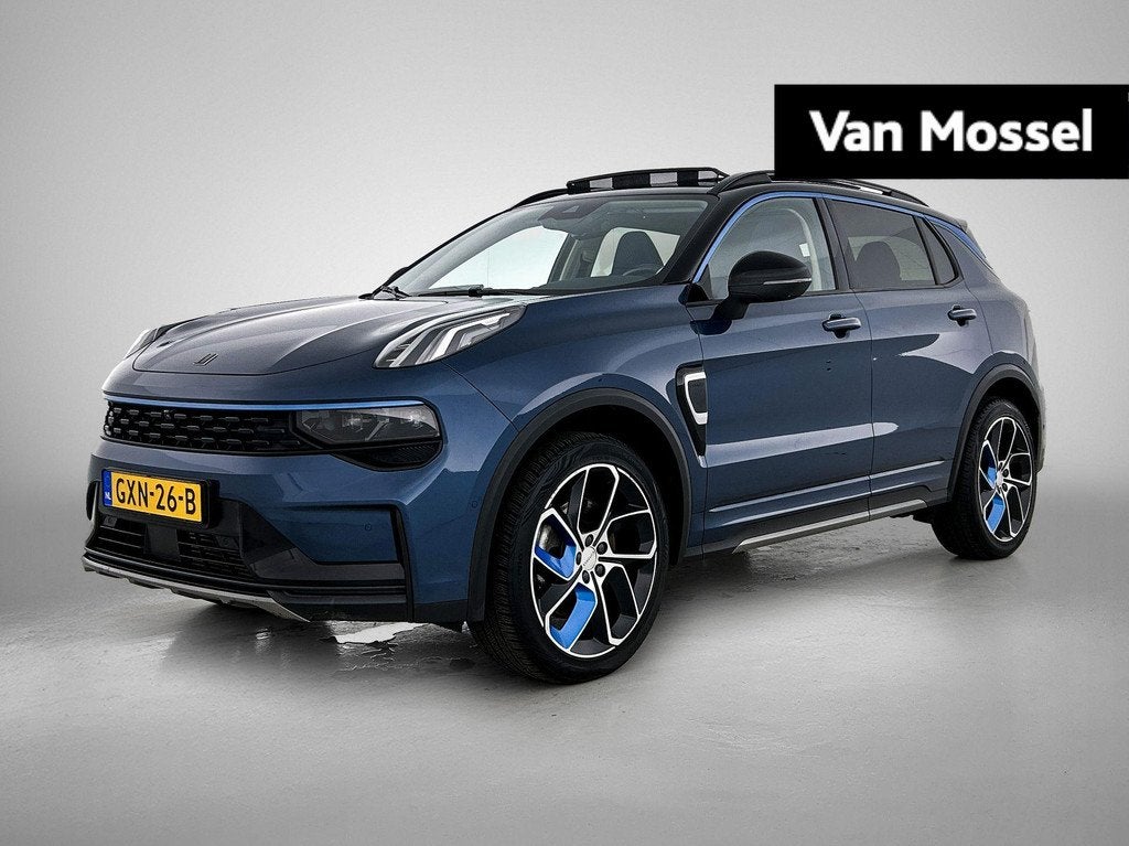 Lynk & Co 01 1.5 | Panoramadak | 20"LMV | ECC | ACC | Cam |, Auto's, Lynk & Co, 12 maanden, Stof, Euro 6, Blauw