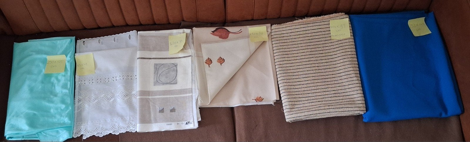 Restpartij nieuwe stoffen, diverse maten. Nieuw!, Hobby en Vrije tijd, Stoffen en Lappen, Overige materialen, Meerkleurig, 120 cm of meer