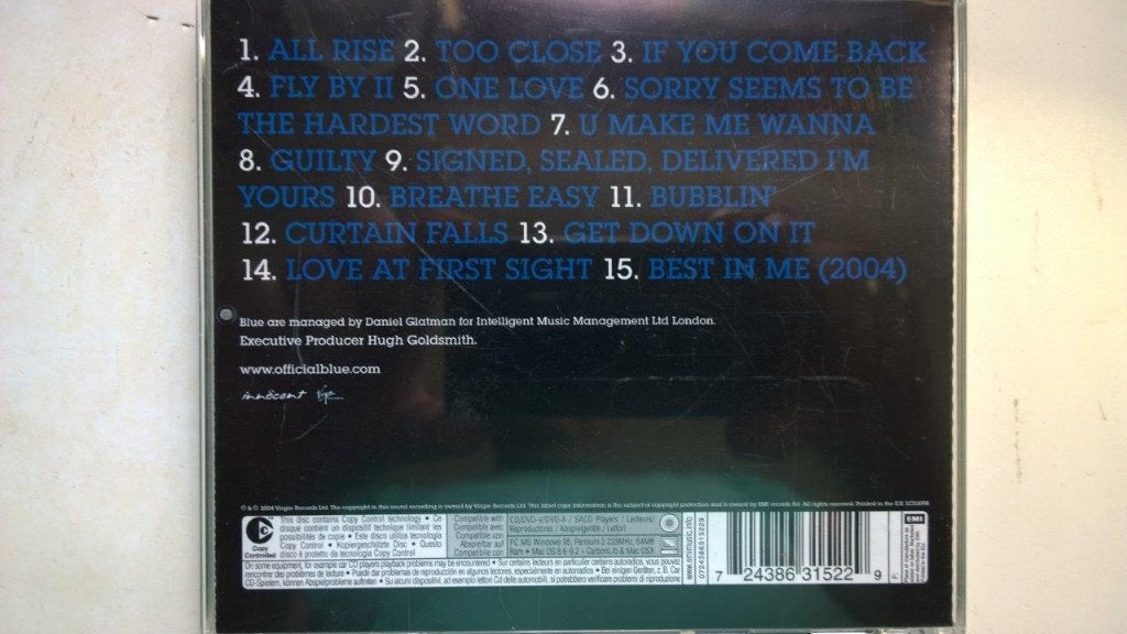 Blue - Best Of Blue, Ophalen of Verzenden, Zo goed als nieuw