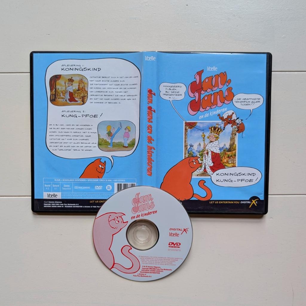 Jan, Jans en de kinderen DVD Tekenfilm, Alle leeftijden, Ophalen of Verzenden, Zo goed als nieuw