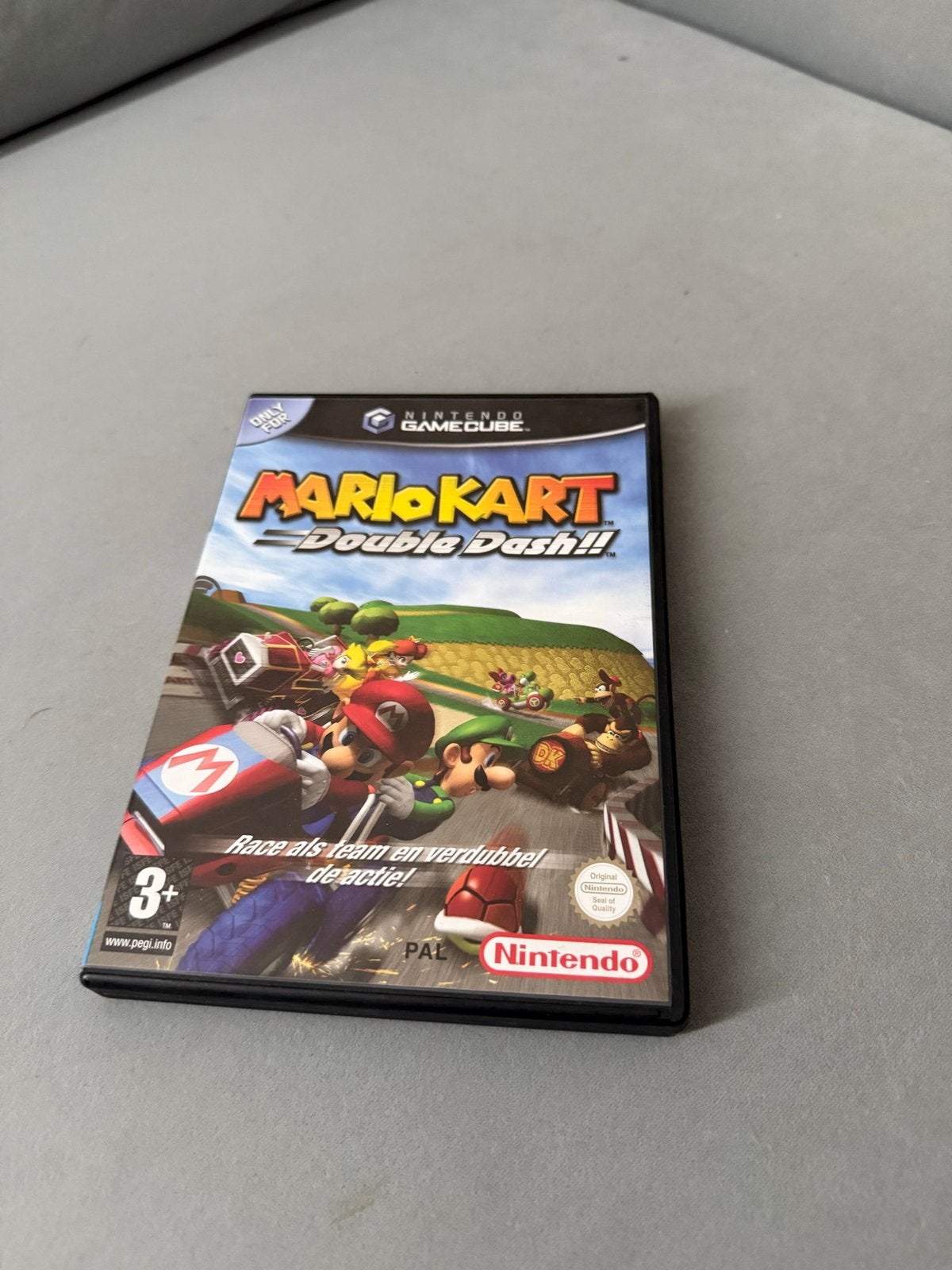 Mario Kart Double Dash!! Nintendo GameCube, Gebruikt, Racen en Vliegen, Eén computer, Ophalen of Verzenden