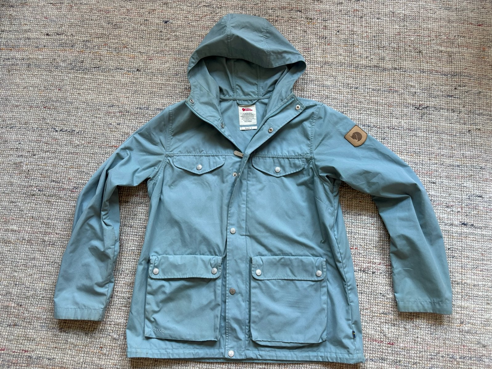 Fjällräven G1000 Greenland Jacket dames L - Blauw, Ophalen of Verzenden, Zo goed als nieuw, Kleding