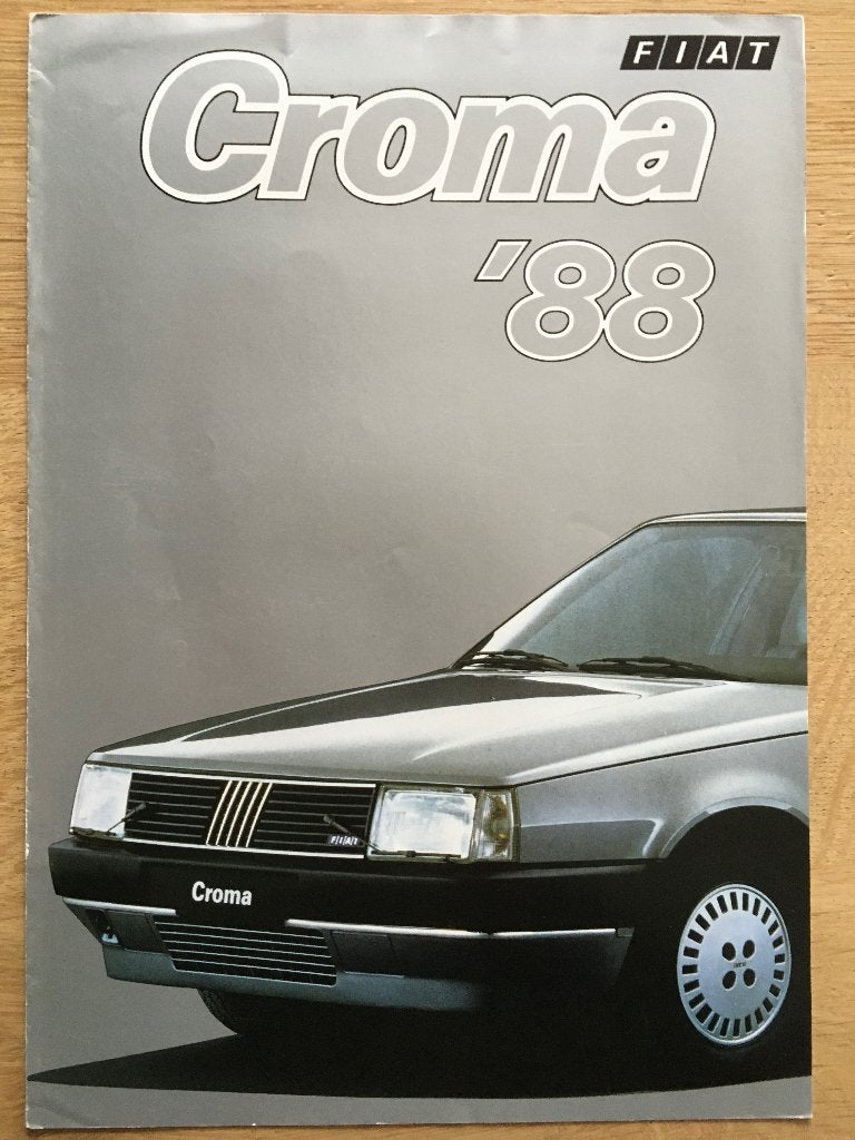 Autofolder/Brochure Fiat Croma 1988, Ophalen of Verzenden, Nieuw, Overige merken