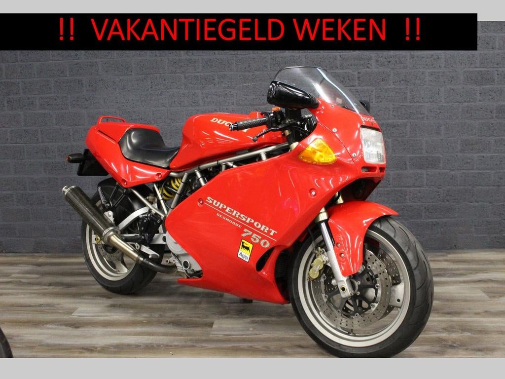 DUCATI 750 SS (bj 1993) 750SS COLLECTORS ITEM, Motoren, Motoren | Ducati, DUCATI, 2 cilinders, Bedrijf, Onbekend