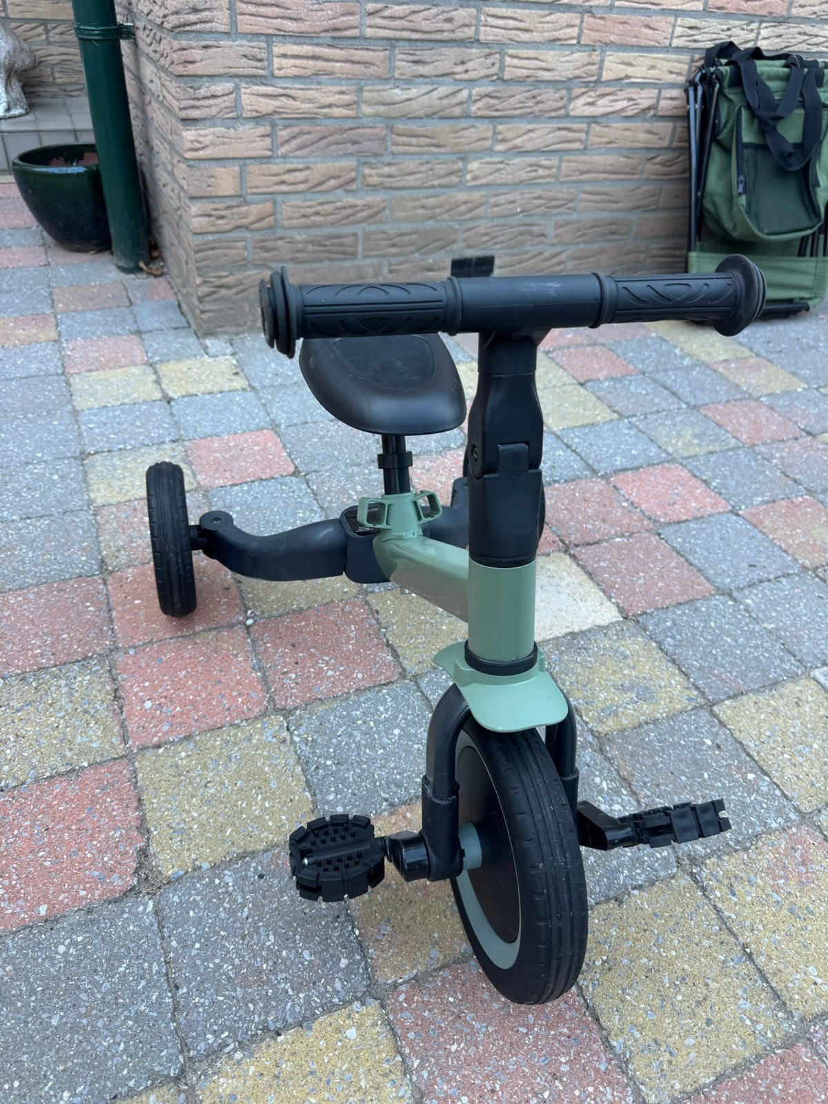 Topmark 4-in-1 Driewieler en Loopfiets - Groen, Ophalen, Gebruikt, Loopfiets