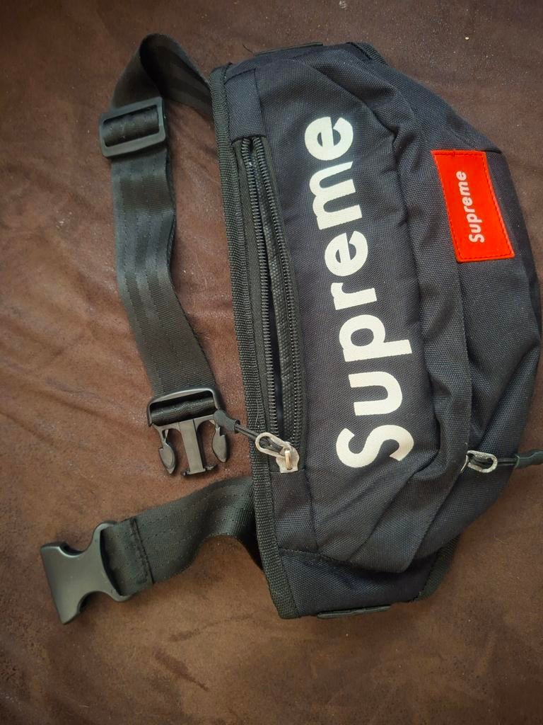 Supreme Heuptasje Crossbody Zwart, Ophalen of Verzenden, Gebruikt, Zwart, Schoudertasje