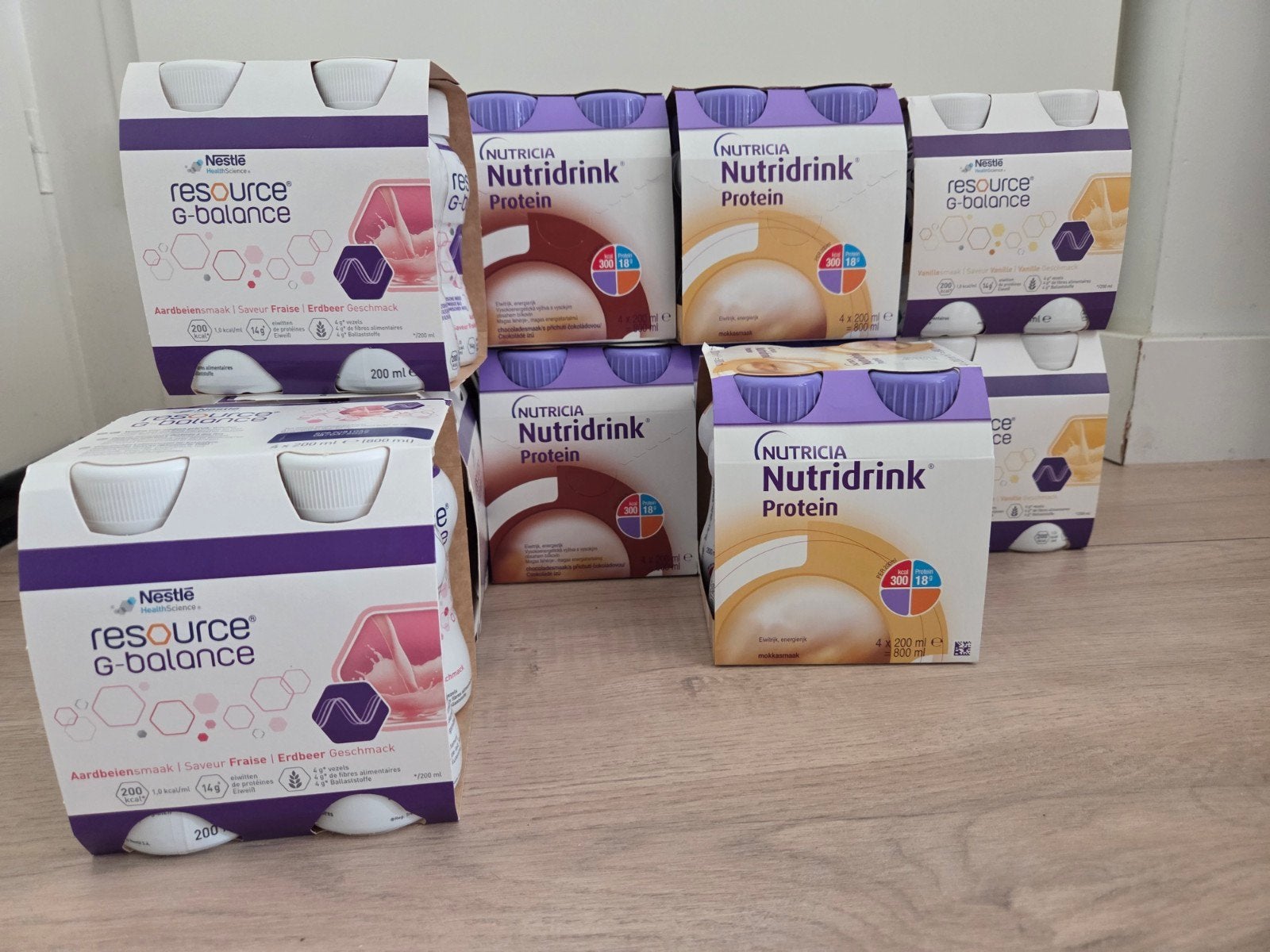 Diversen soorten dieetvoeding met proteïne, Ophalen