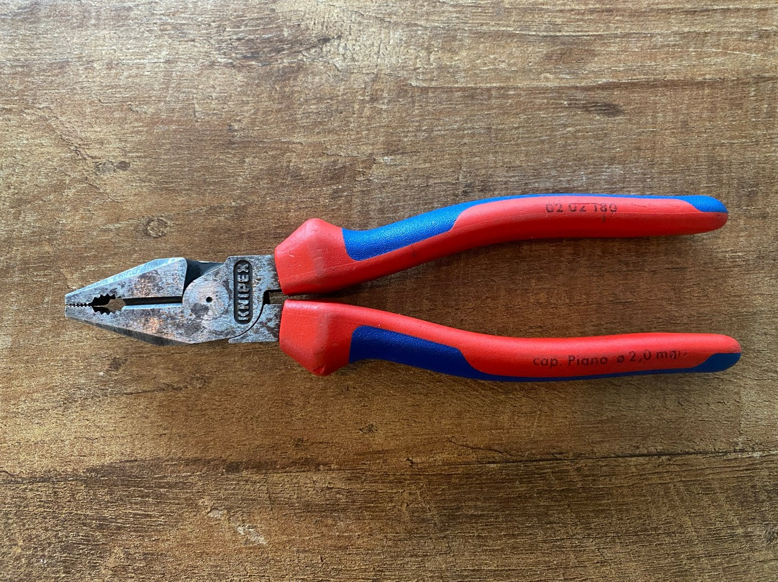 Knipex Combinatietang 2,0 mm - Gebruikt, Ophalen of Verzenden, Gebruikt, Tang, Knipex