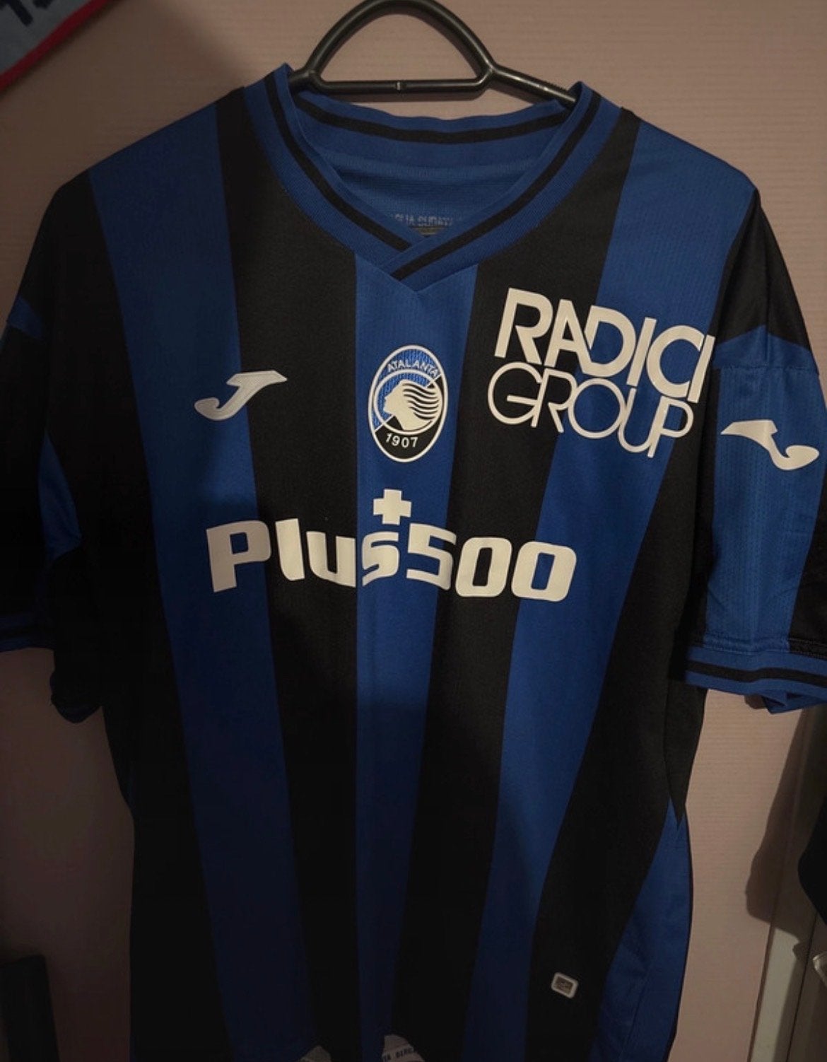 Atalanta Bergamo voetbalshirt - Maat L, Maat 52/54 (L), Blauw, Ophalen of Verzenden, Zo goed als nieuw