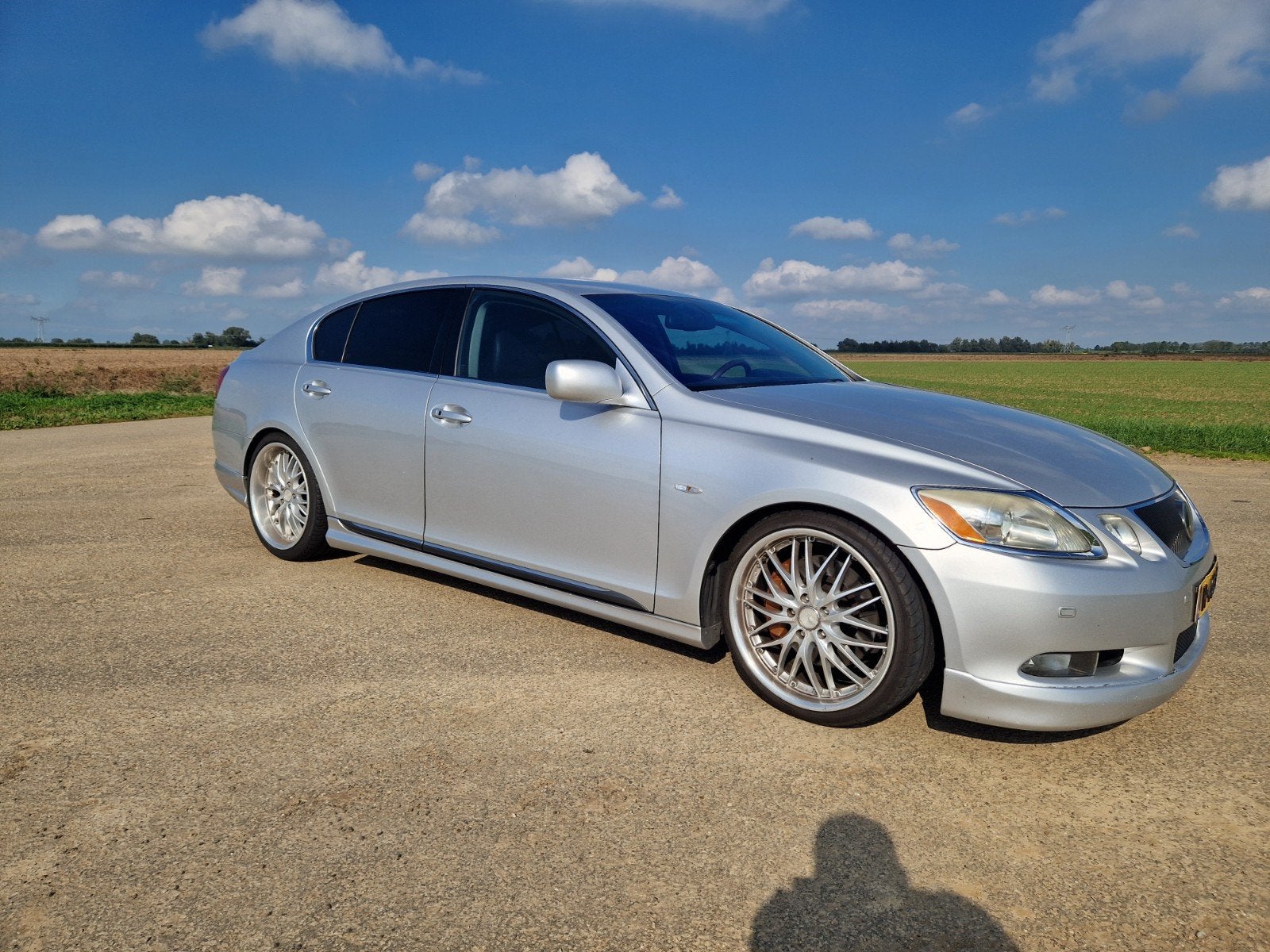 zeer unieke Lexus gs300 GS(-H) 300 president 2005 apk sept 2, Auto's, Automaat, Zwart, 2000 kg, Verwarmde buitenspiegels