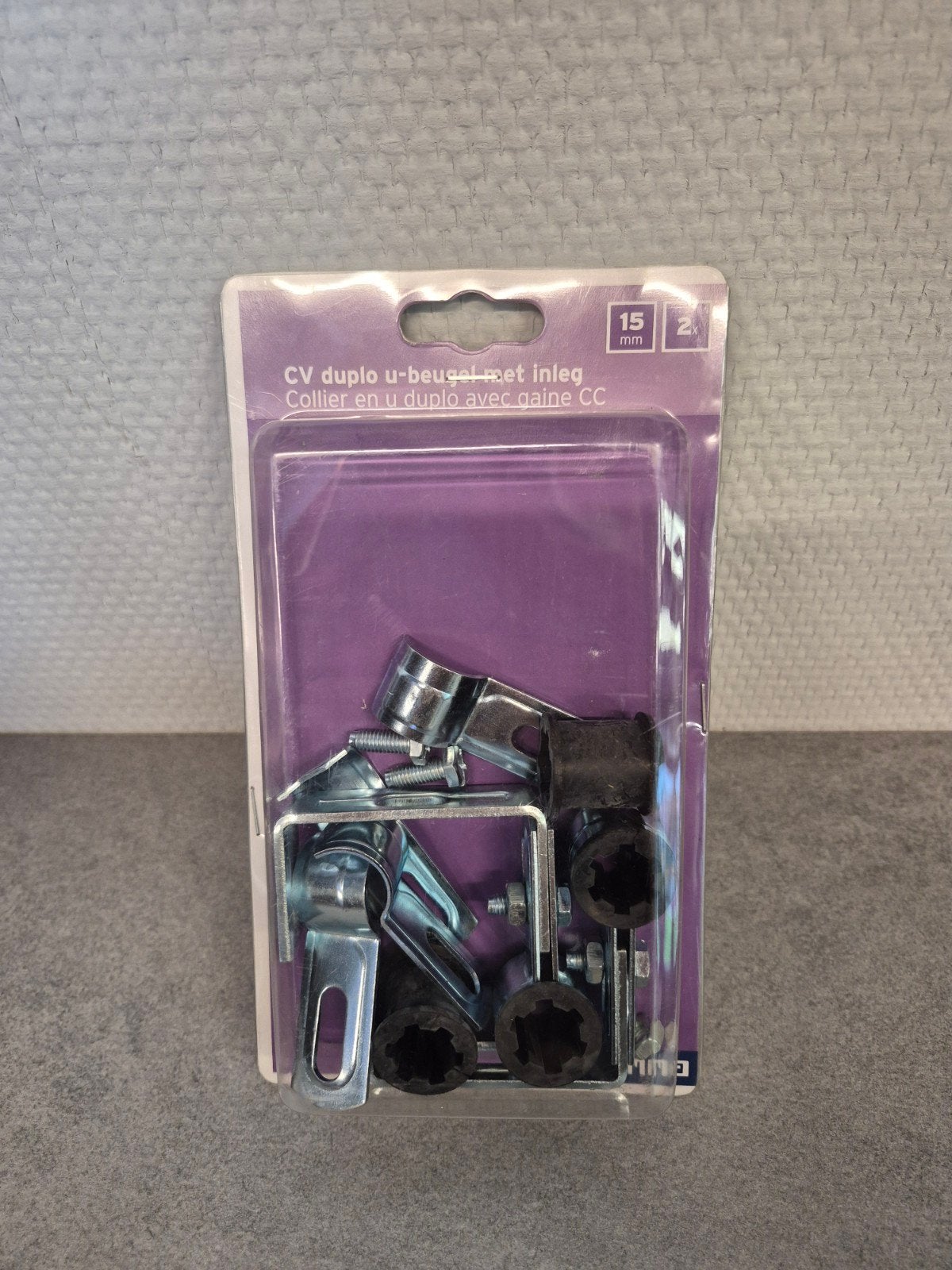 CV Duplo U-beugel met inleg 15mm - GAMMA, Ophalen of Verzenden, Nieuw, Overige typen