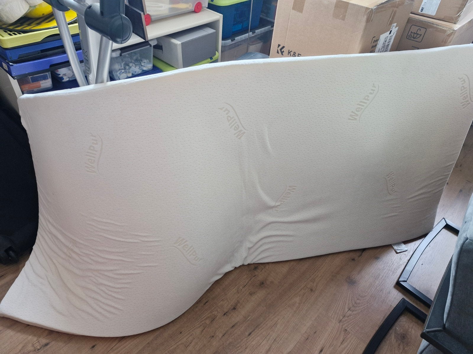 WellPur Topper 90x200x5cm - Ongebruikt, Huis en Inrichting, Ophalen, 90 cm, Eenpersoons, Nieuw