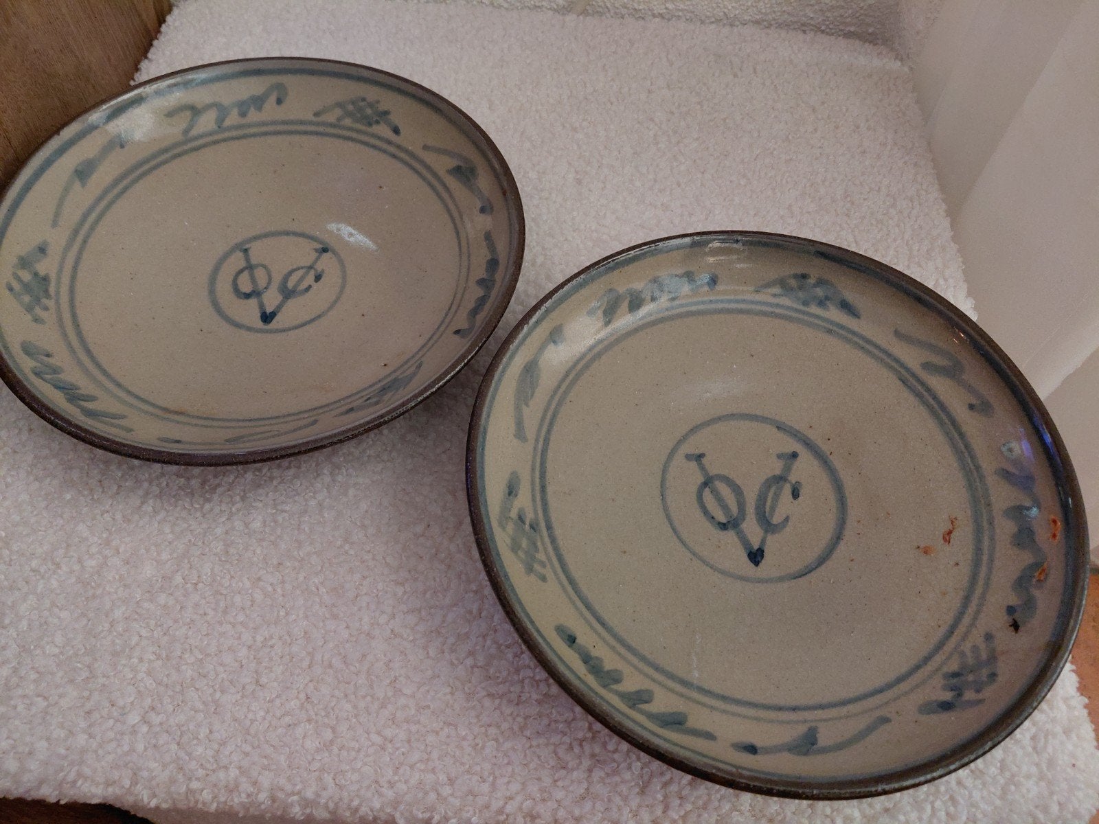 VOC bordjes 19 cm - Set van 2, Ophalen of Verzenden