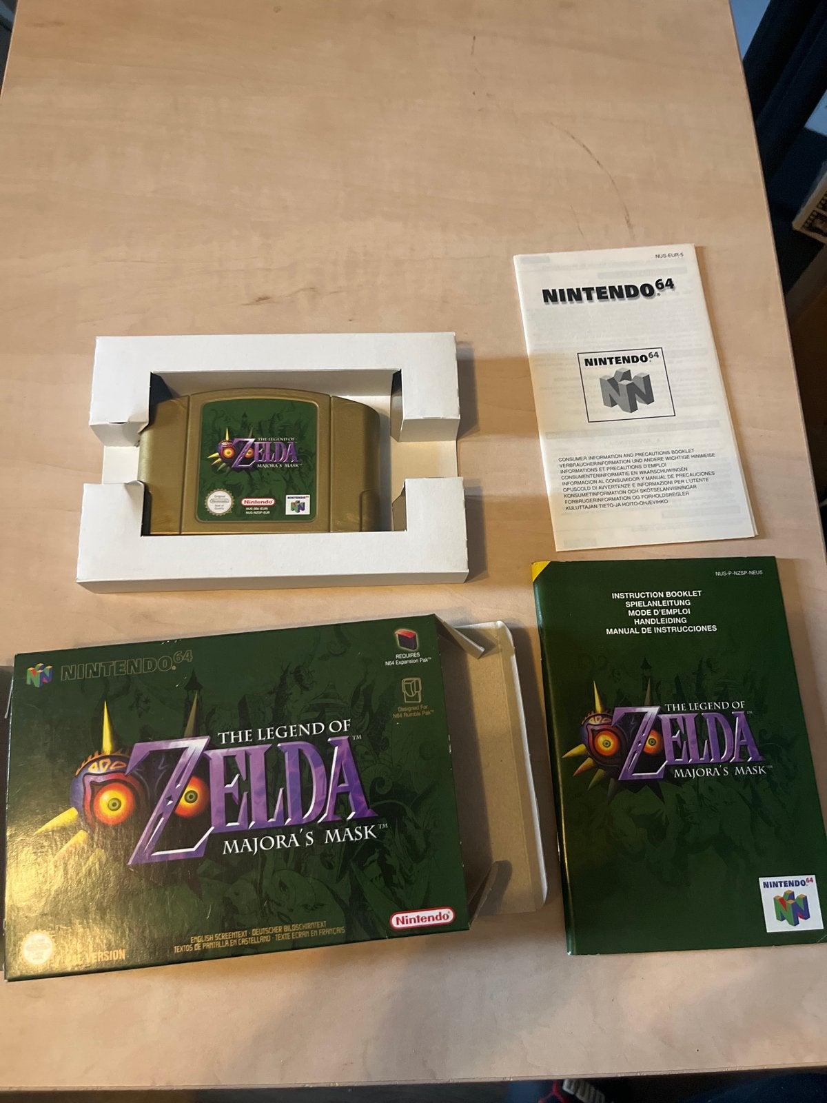The Legend of Zelda: Majora's Mask N64 (PAL), Avontuur en Actie, 1 speler, Ophalen of Verzenden, Zo goed als nieuw