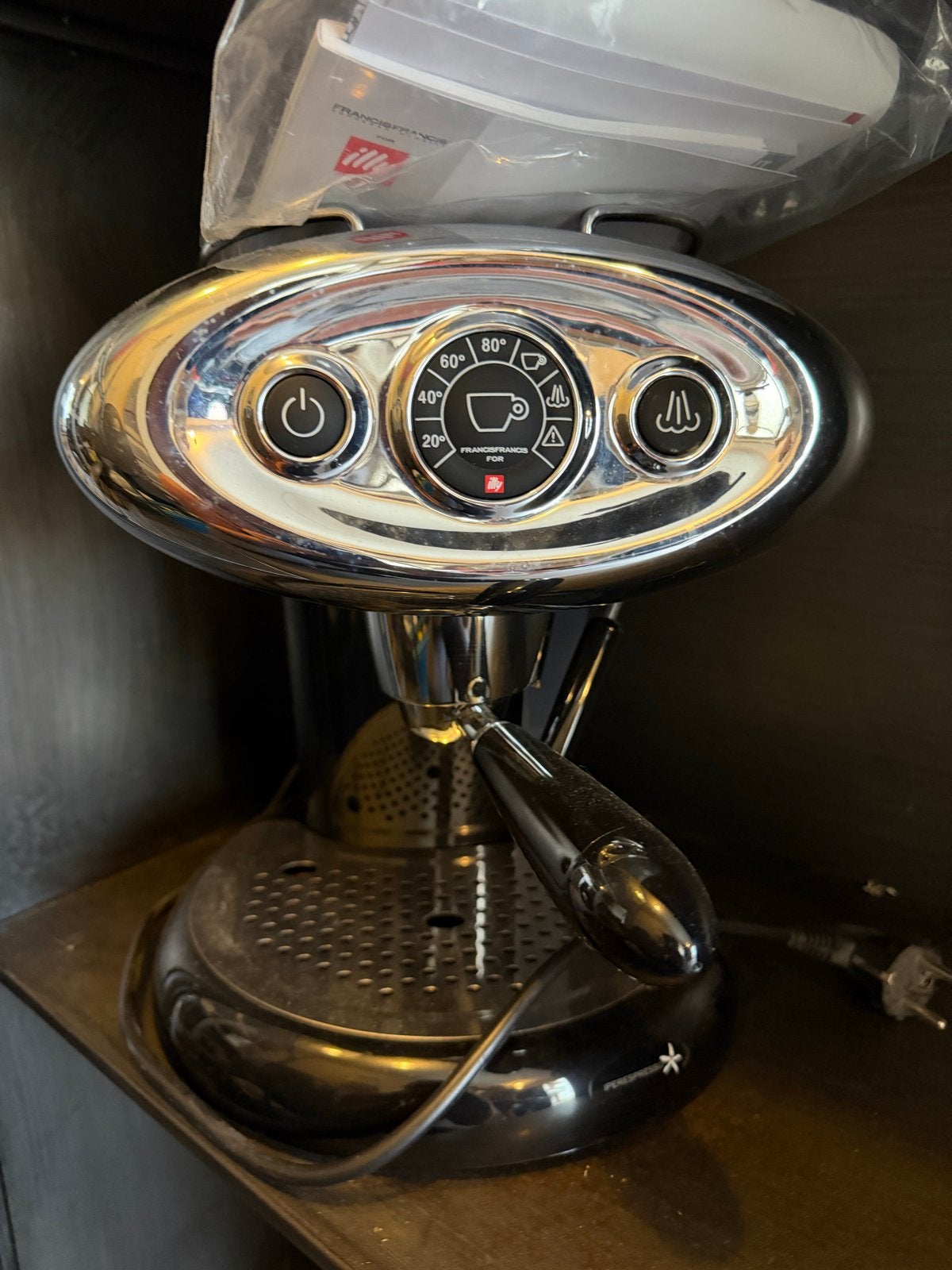 Illy Francis Francis X7.1 Iperespresso Koffiemachine, Koffiepads en cups, Gebruikt, Espresso apparaat, 1 kopje