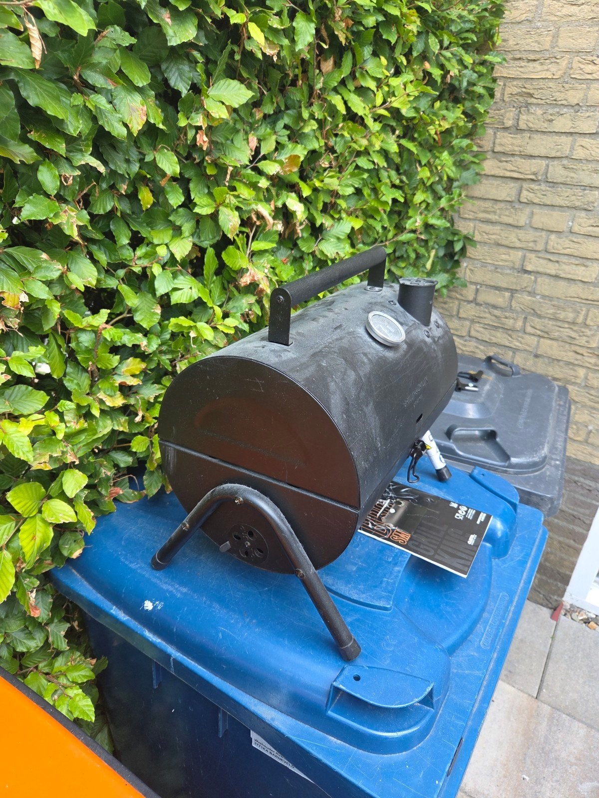 Compacte BBQ Smoker Grill King - Zo goed als nieuw, Tuin en Terras, Ophalen, Nieuw, Grillin&Chillin, Met accessoires