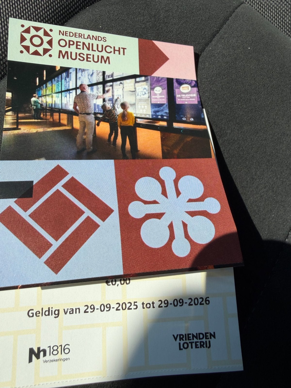 2 kaarten openluchtmuseum, Tickets en Kaartjes, Musea, Twee personen, Ticket of Toegangskaart