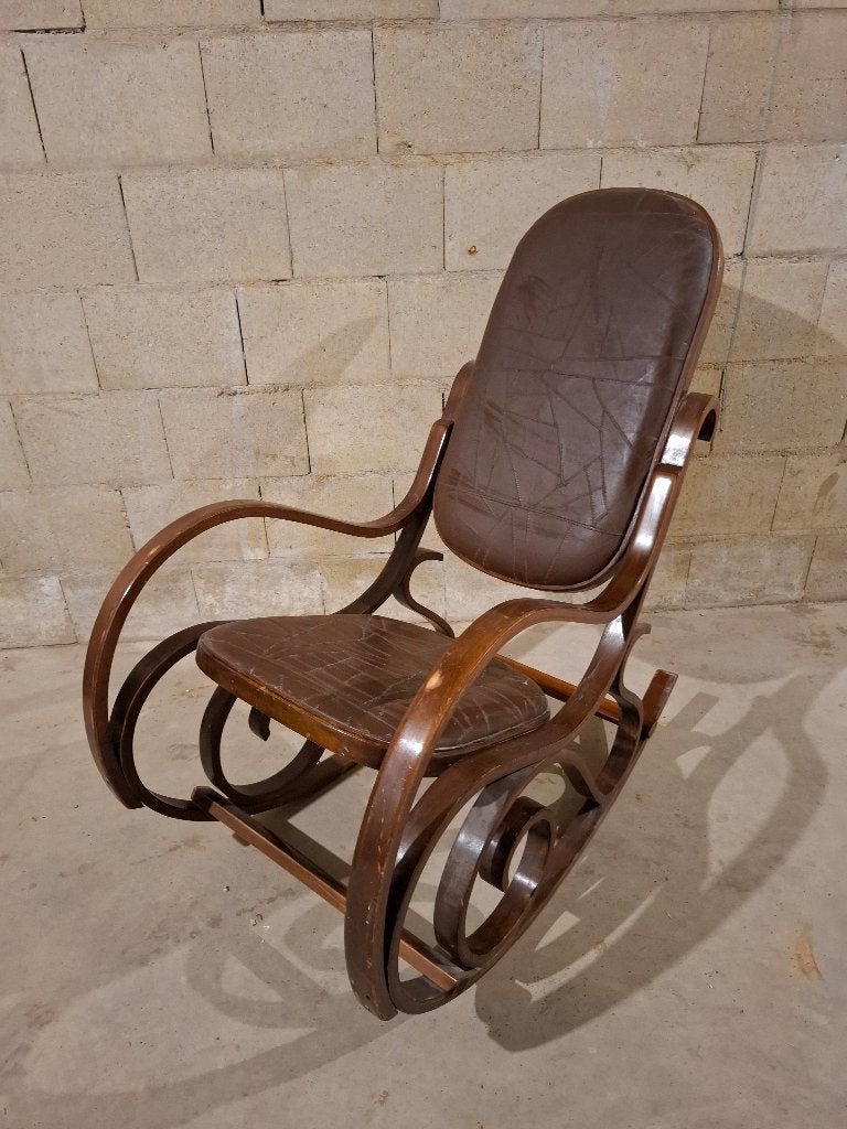 Schommelstoel thonet stijl, Ophalen of Verzenden