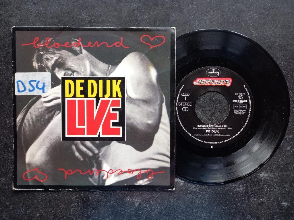 De Dijk - Bloedend Hart (Live) 1990, Gebruikt, 1990 - 1999, 7 inch, Single