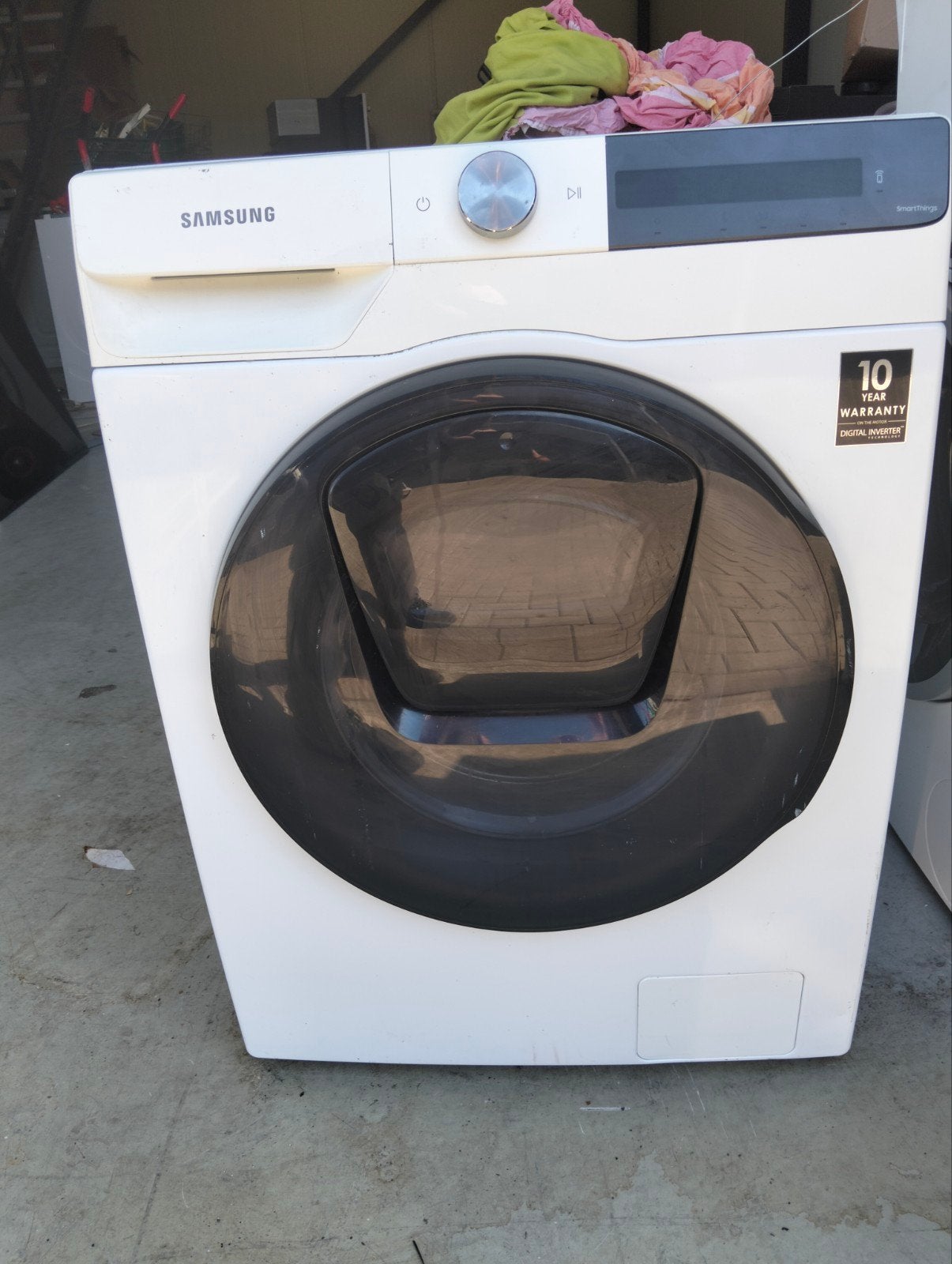 Samsung addwash Wasmachine 9 kg, Gebruikt, 8 tot 10 kg, Info.nl@samsung.com, Samsung Electronics Benelux, Olof Palmestraat 10, 2616 LR Delft, Nederland