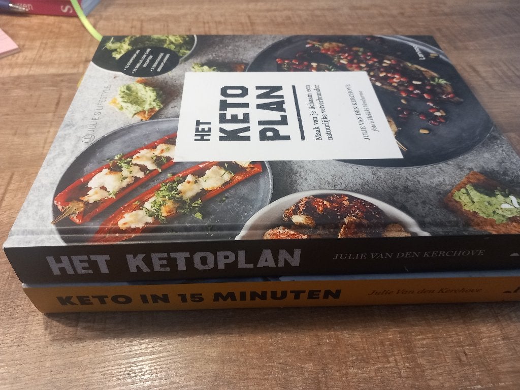 Het Ketoplan en Keto in 15 minuten, Ophalen of Verzenden, Zo goed als nieuw, Julie van den Kerchove, Europa