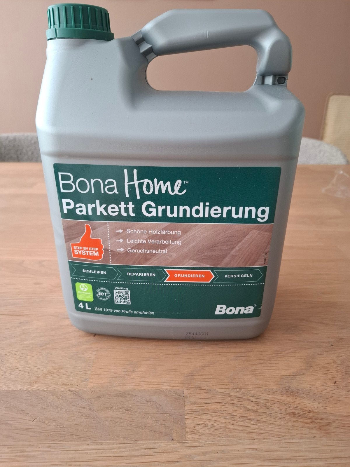 Bona Home Parkett Grundierung 4L - Parketgrondverf, Ophalen, Overige kleuren, Nieuw, Verf
