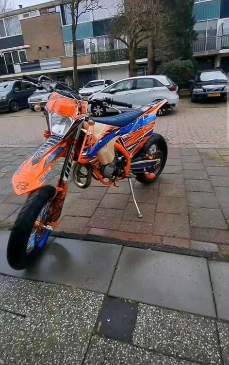 KTM EXC 125cc Supermoto - 2018 - Perfect onderhouden, Motoren, Motoren | KTM, Gebruikt, Particulier, 125 cc, 11 kW of minder