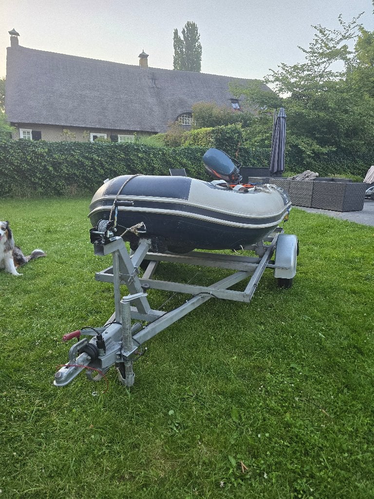 Rubberboot rib inclusief Yamaha buitenboord motor, Watersport en Boten, Rubberboten, 50 cm, Gebruikt, PVC, Yamaha