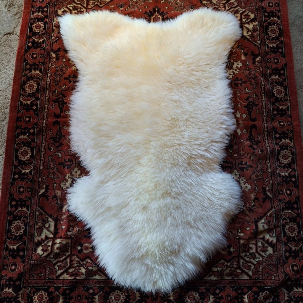 Witte Cremé schapenvacht - Echte vachten, Ophalen of Verzenden, Nieuw, Wild dier, Overige typen