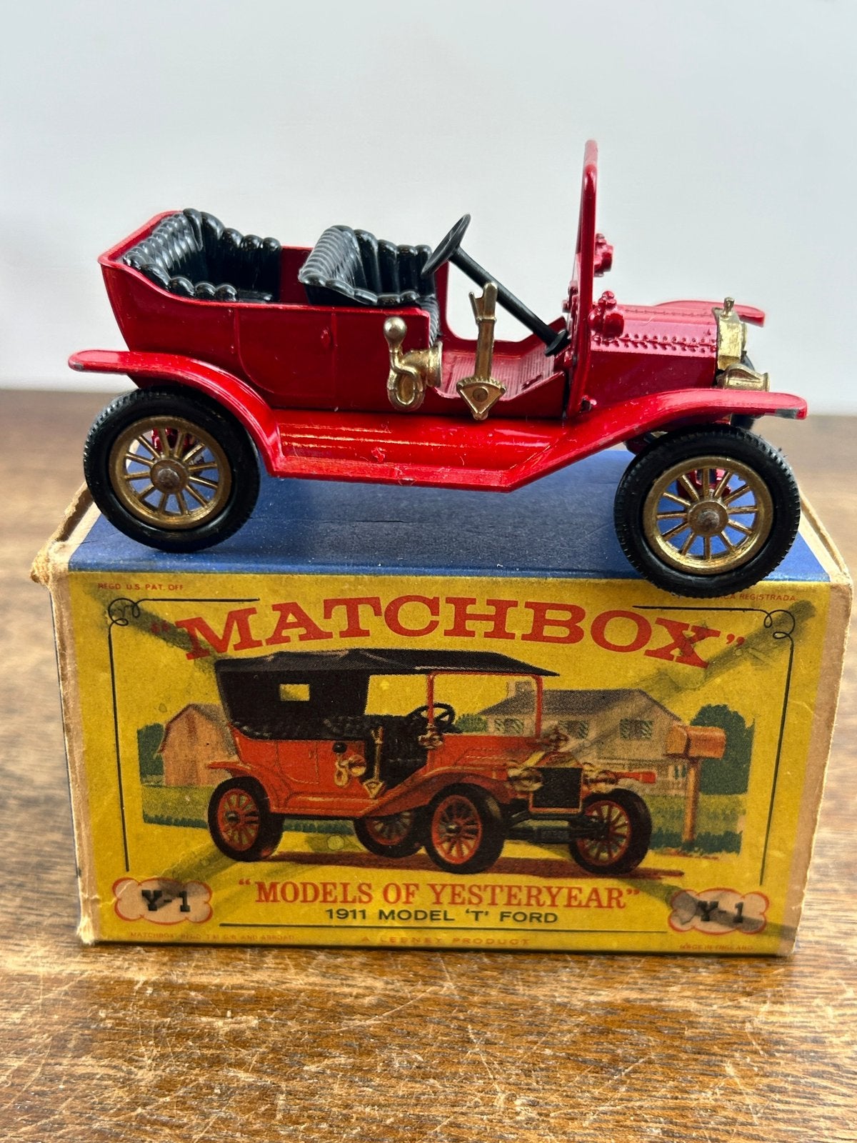 Matchbox Models of Yesteryear Y-1 1911 T Ford, Ophalen of Verzenden, Zo goed als nieuw, Auto, Matchbox