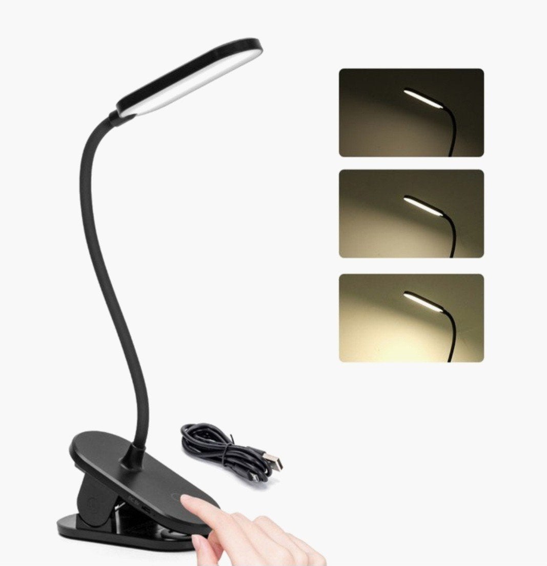 Nieuwe Aigostar LED bureaulamp dimbaar Zwart USB oplaadbaar, Aigostar, Industrieel, ......, Nieuw