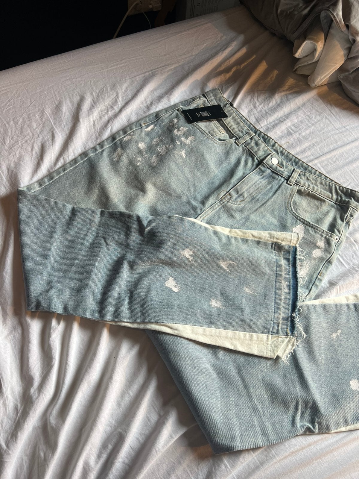 Flared jeans, Ophalen of Verzenden, Zo goed als nieuw, Blauw, W33 - W34 (confectie 48/50)