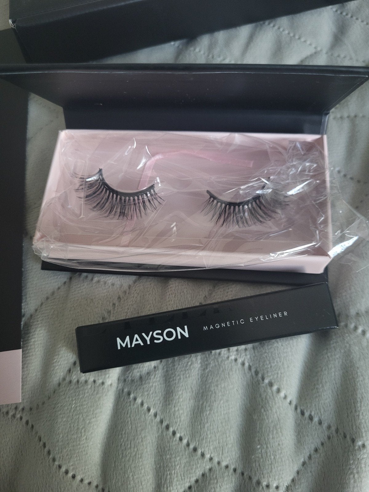 Mayson Magnetic Lashes met Eyeliner - Nieuw in doos, Ogen, Zwart, Nieuw, Ophalen of Verzenden