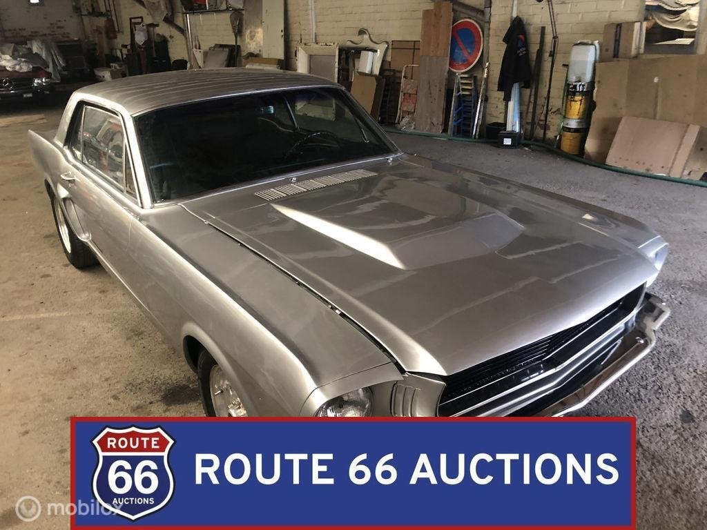 Ford Mustang | 1966 | Route 66 Auctions, Overige carrosserieën, Zwart, Bedrijf, Handgeschakeld