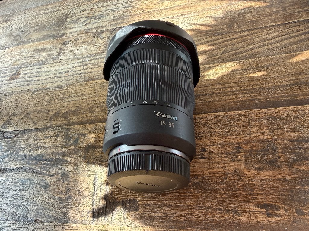 Canon RF 15-35 lens, Audio, Tv en Foto, Fotografie | Lenzen en Objectieven, Ophalen, Canon, Canon RF, Groothoeklens